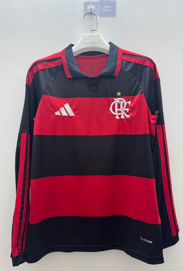 2026/2027 Long Sleeves Flamengo Home Football Jersey 1:1 Thai quality topjersey