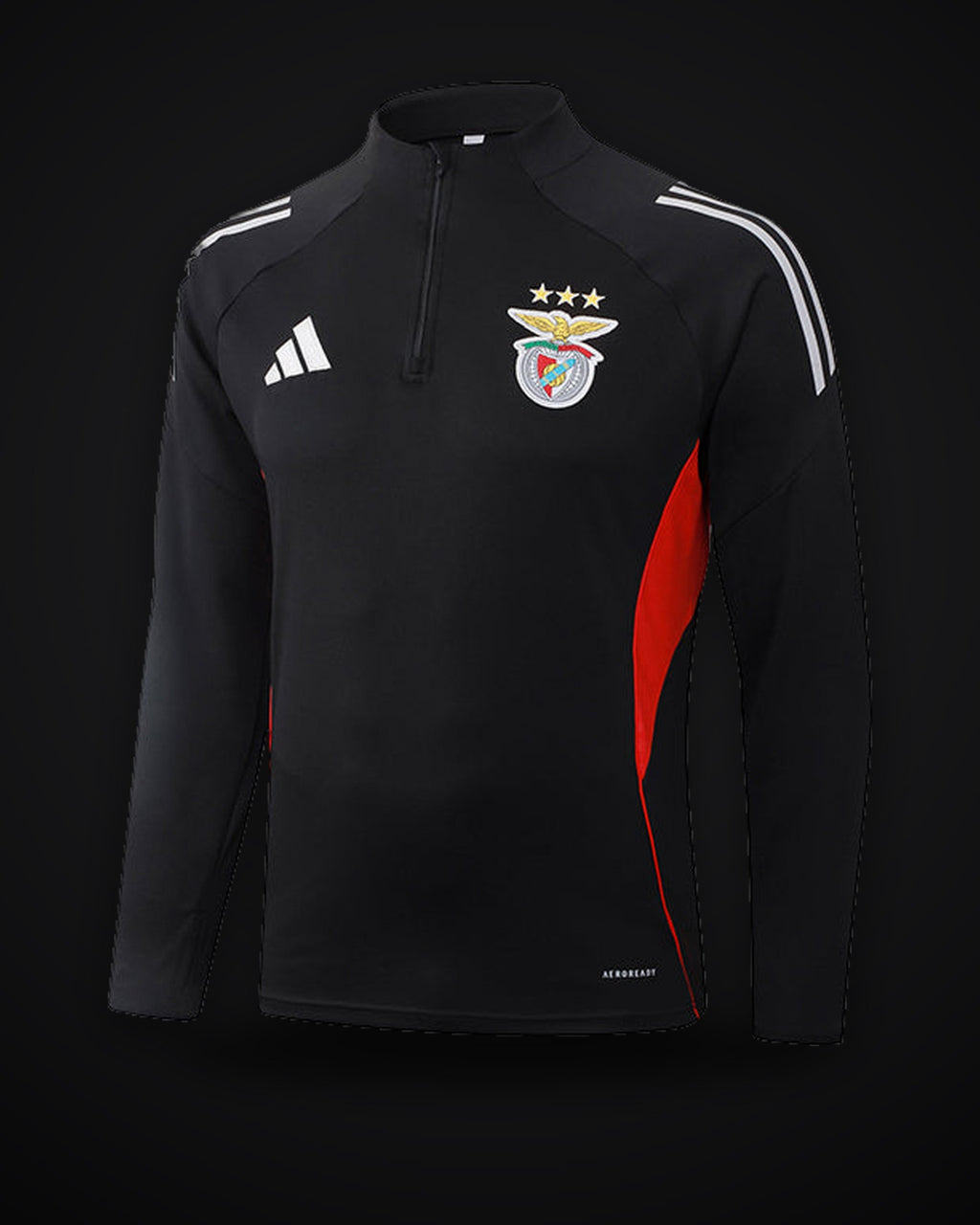 2025/2026 Benfica Half-Pull Training Suit Black