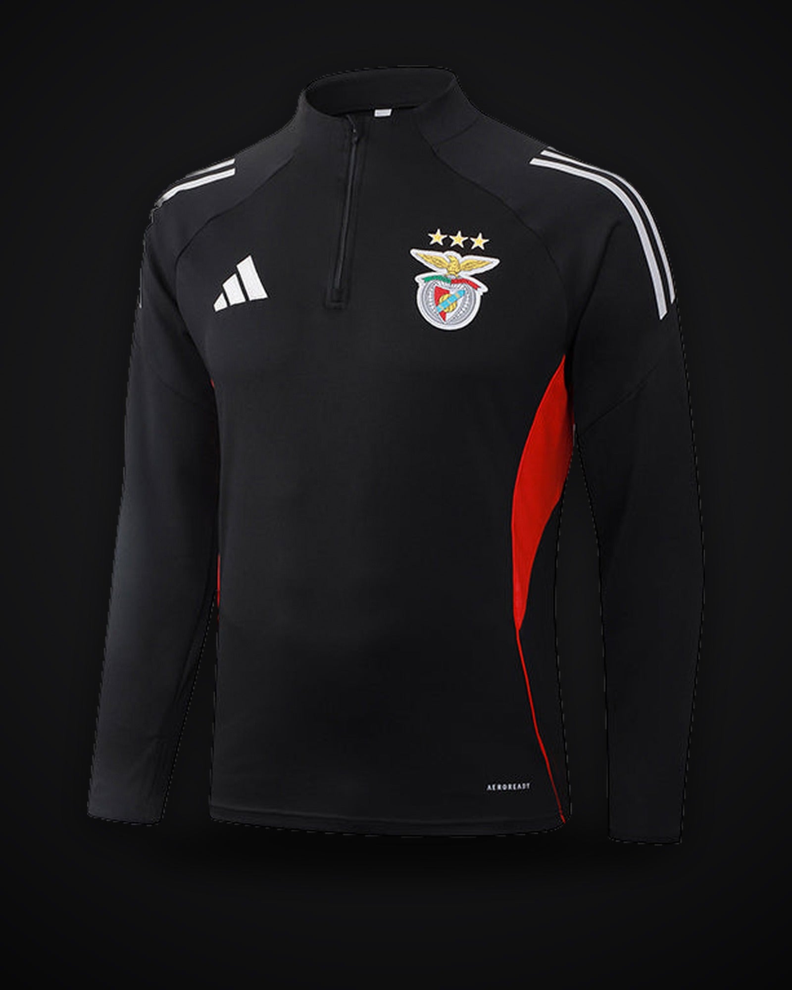2025/2026 Benfica Half-Pull Training Suit Black