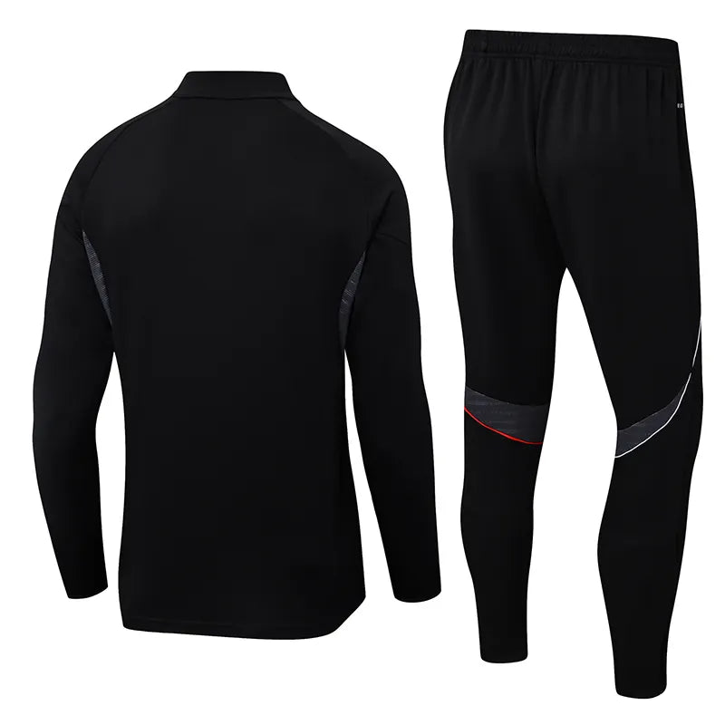 2025/2026 Ajax Half-Pull Training Suit Black