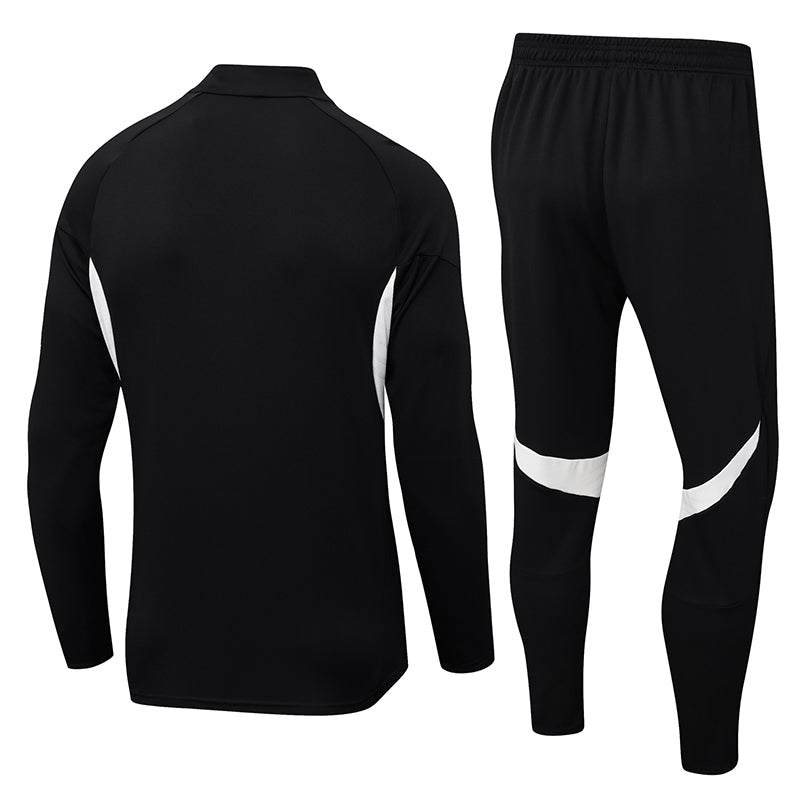 2025-2026 Liverpool Half-Pull Training Suit Black Jersey