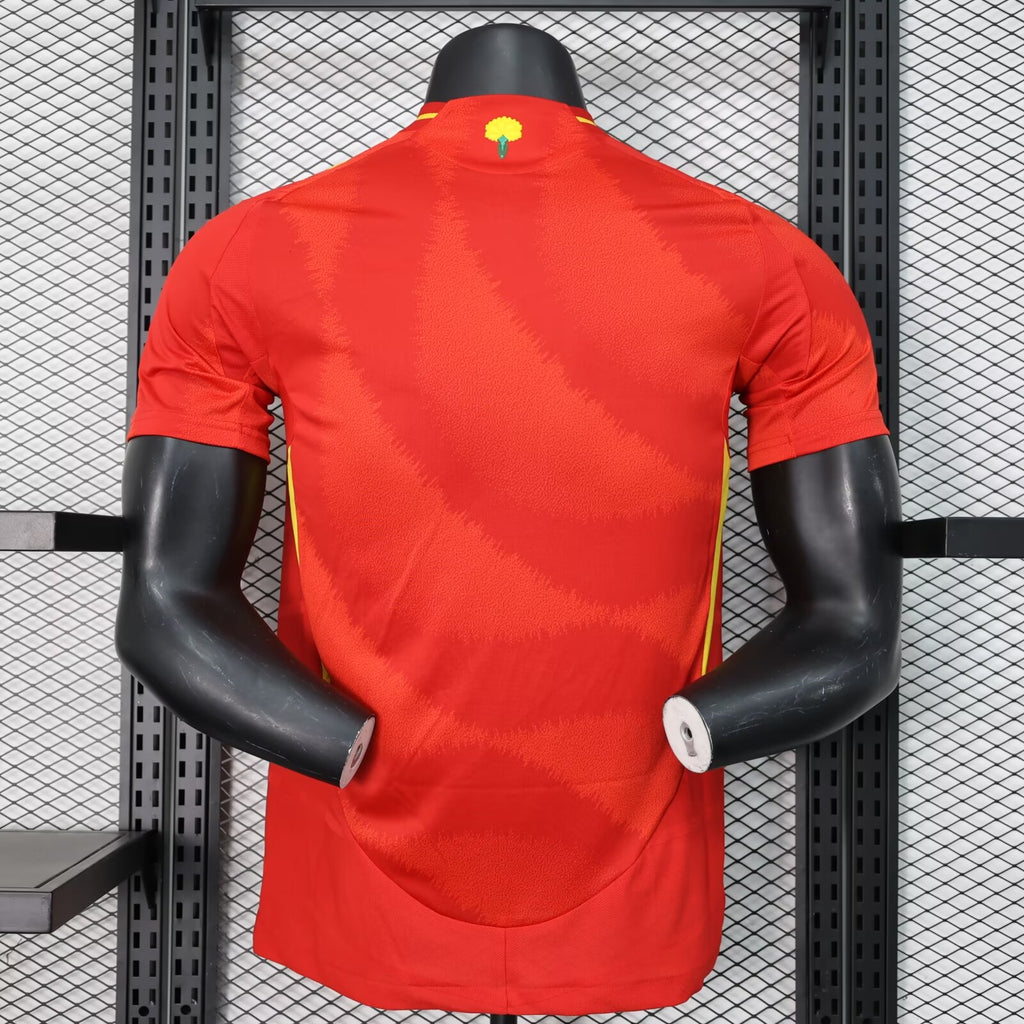2024-2025 Player Version Spain Home Soccer Shirt