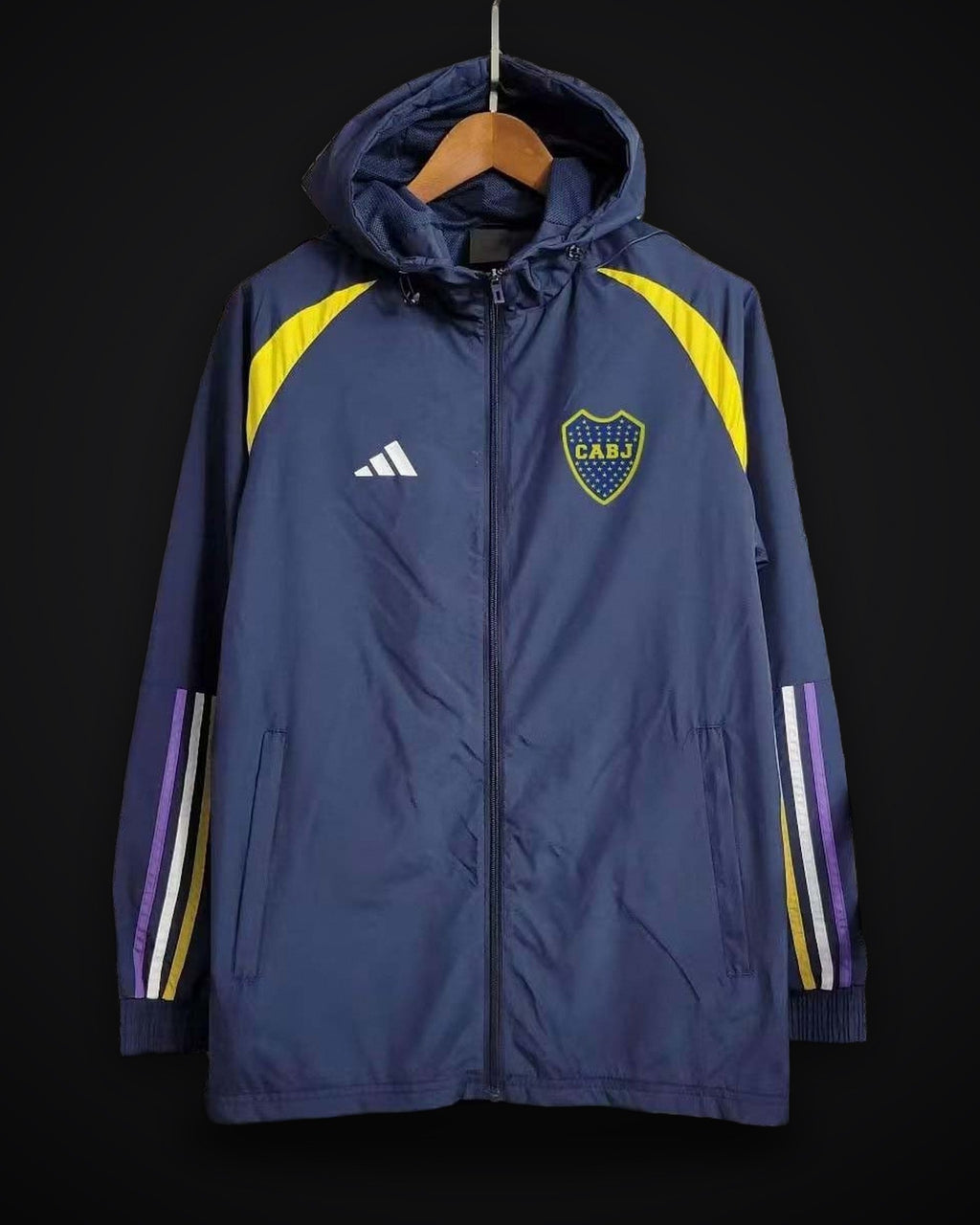 2023 Boca Juniors Windbreaker Navy blue