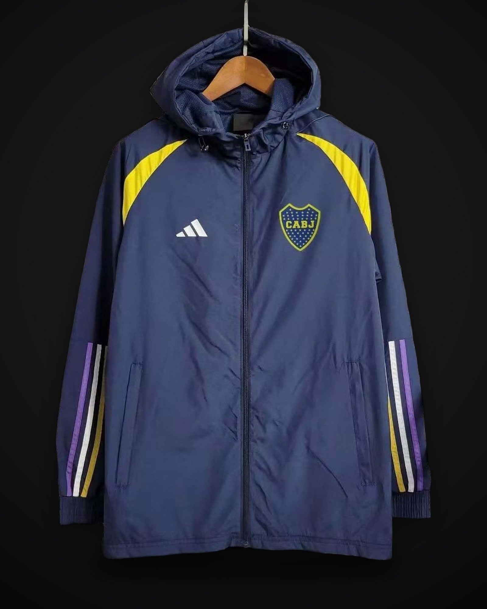 2023 Boca Juniors Windbreaker Navy blue