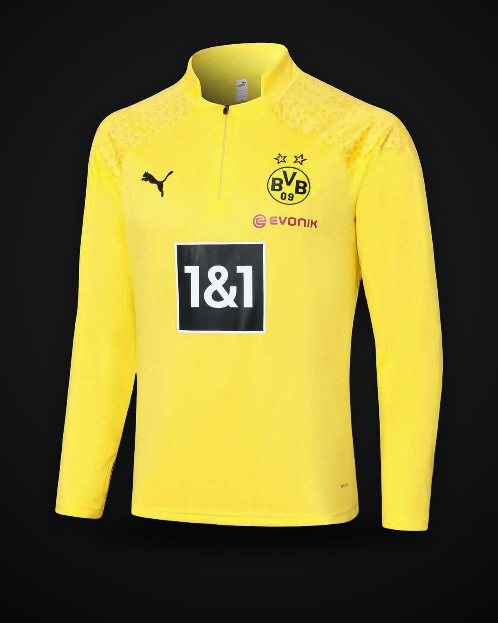 2023/2024 Dortmund Half-Pull Training Suit Yellow
