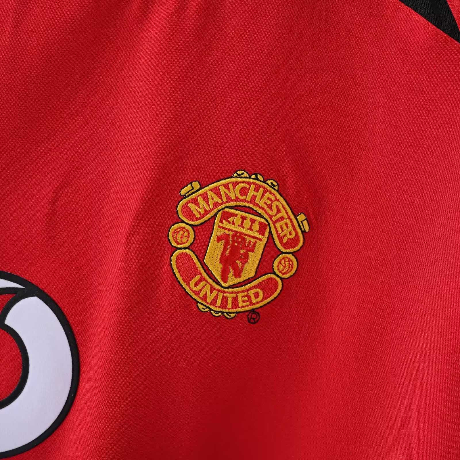2002-2003 Retro Long Sleeve Manchester United Home