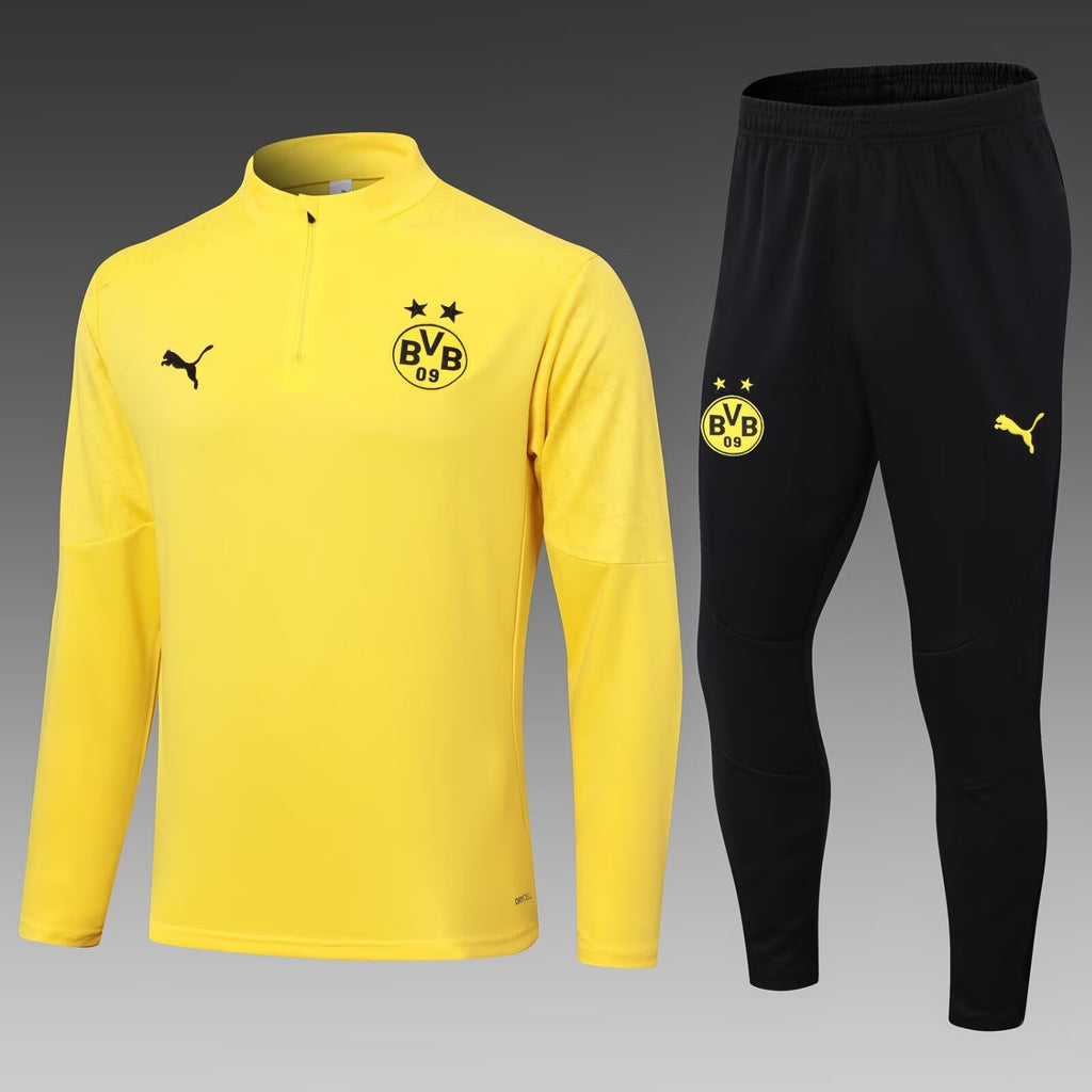 2024/2025 Dortmund Half-Pull Training Suit Yellow