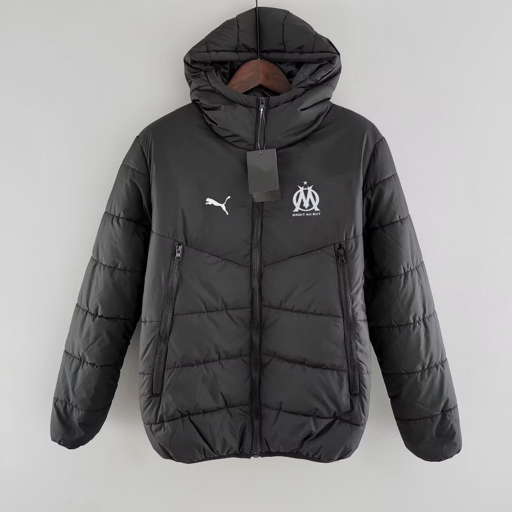 2024/2025 Olympique de Marseille Black Soccer Cotton jacket