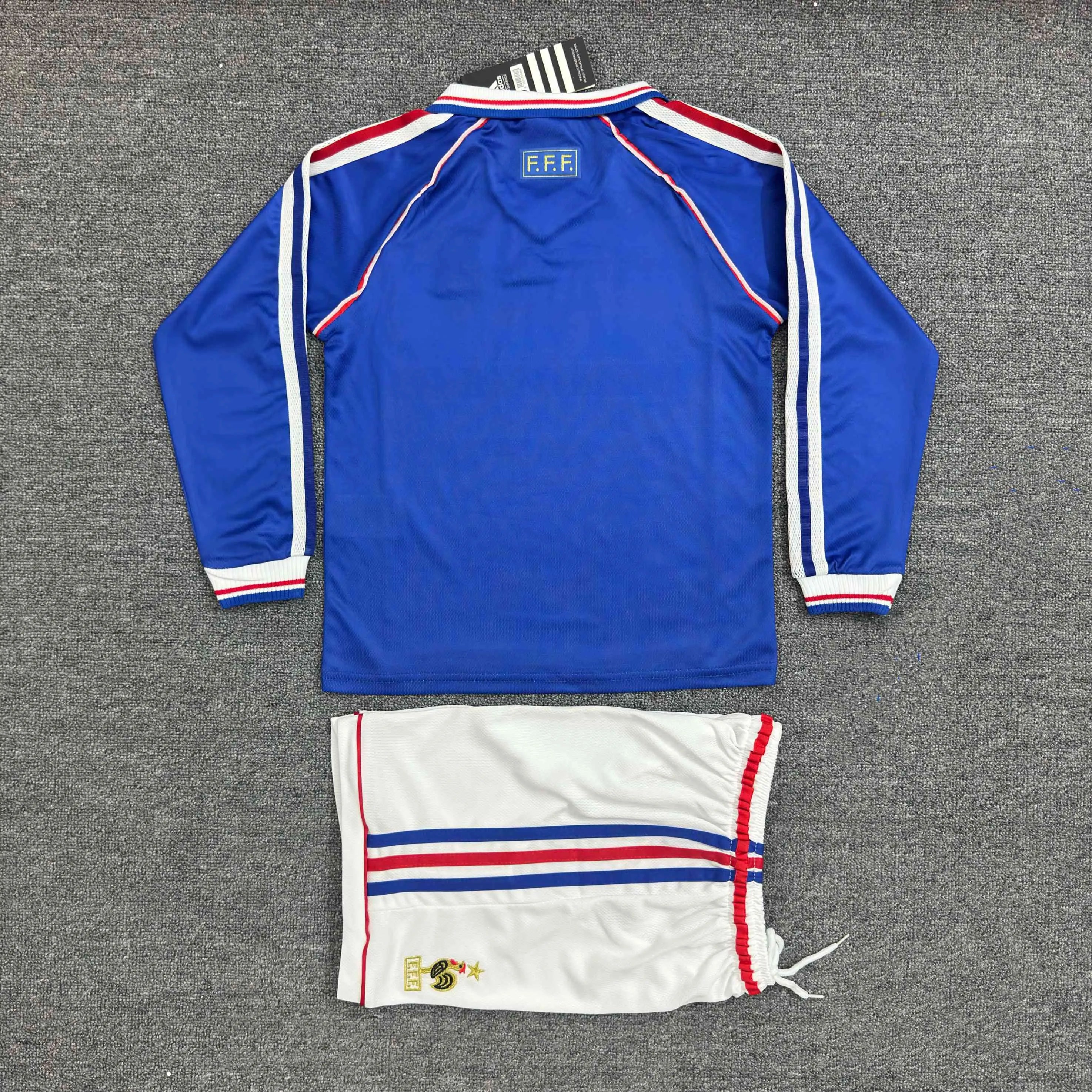 1998 Retro Long Sleeve France Home