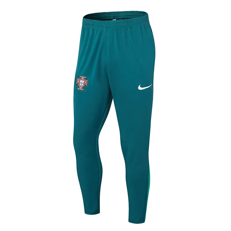 2024-2025 Portugal Half-Pull Training Suit Dark Green
