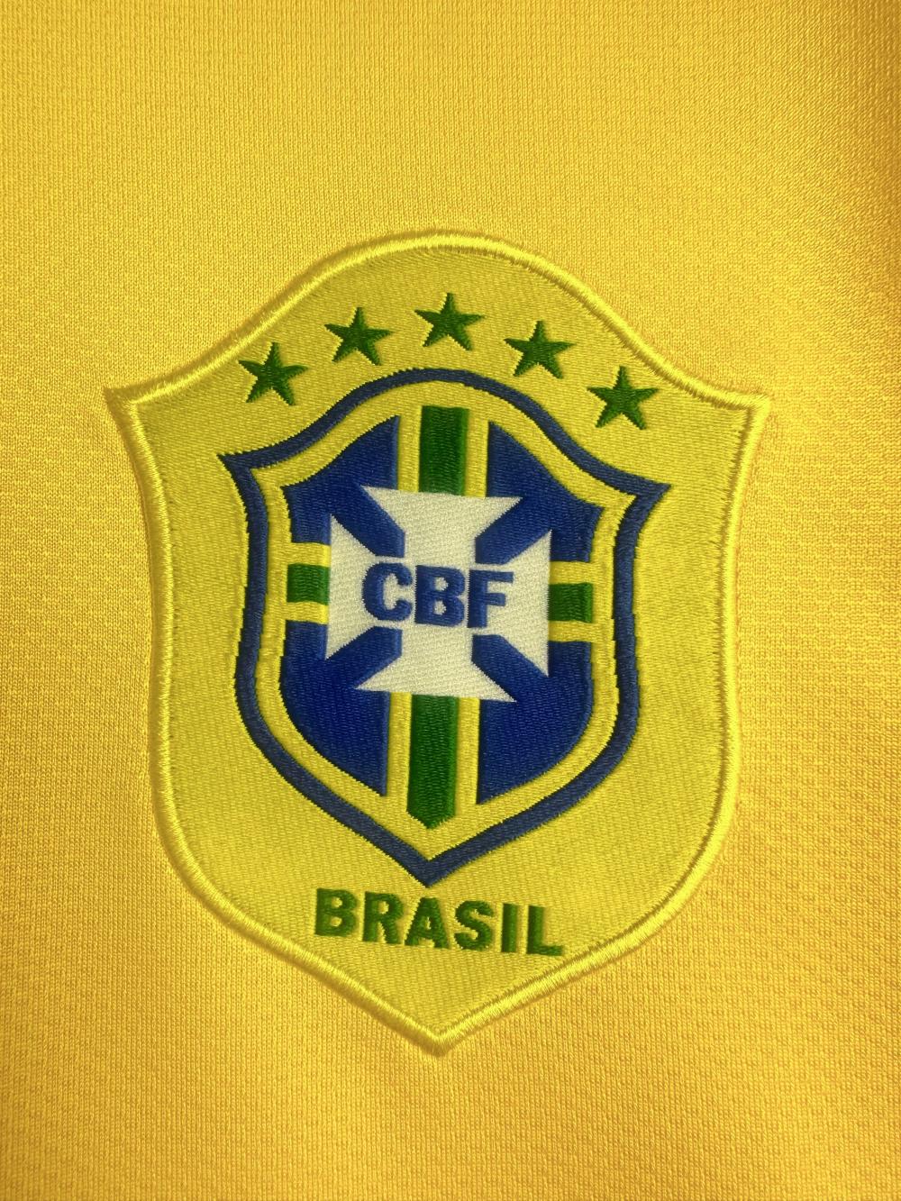 2006 Retro Long Sleeve Brazil Home