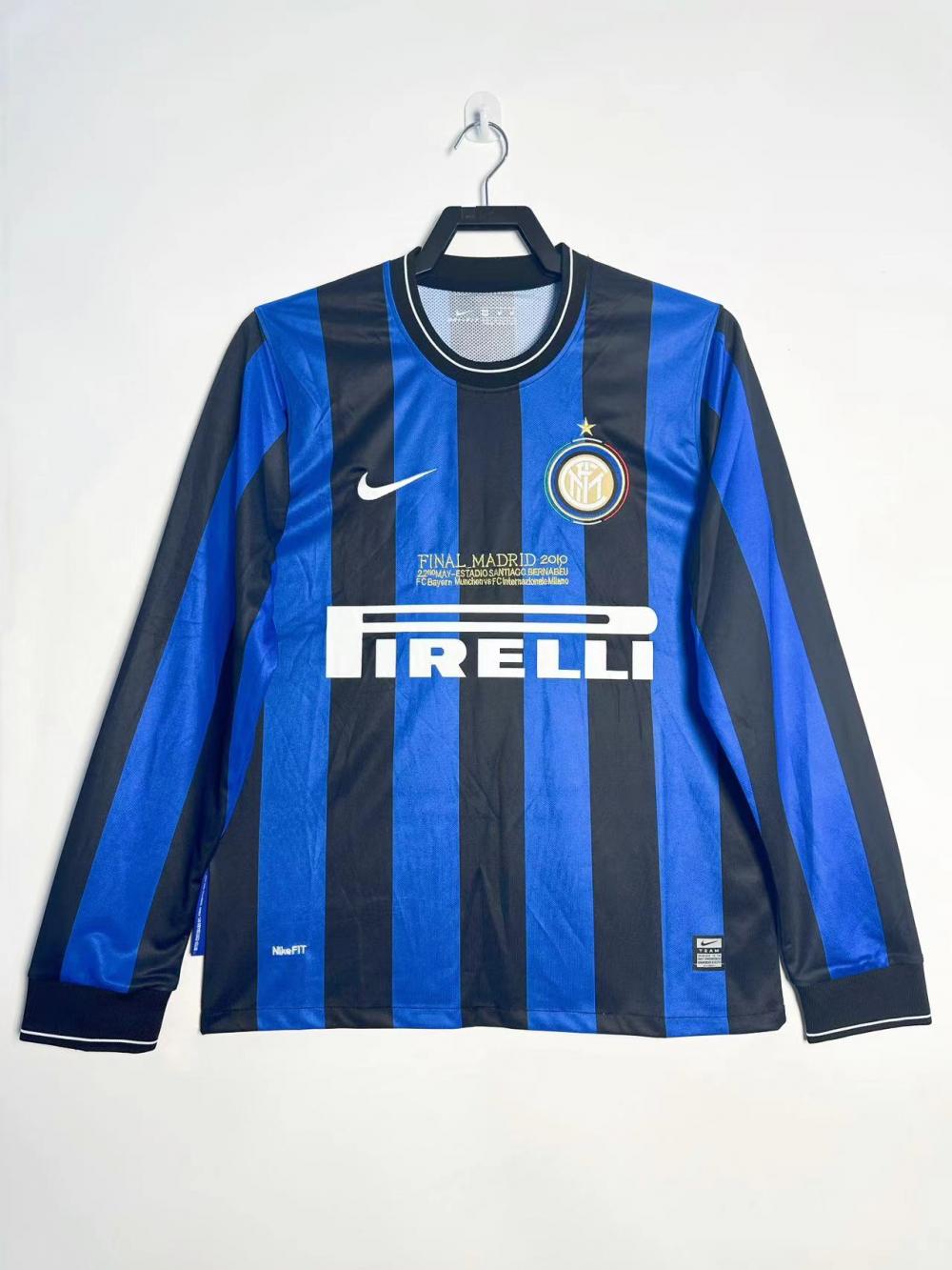 2009/2010 Retro Long Sleeve Inter Milan Home