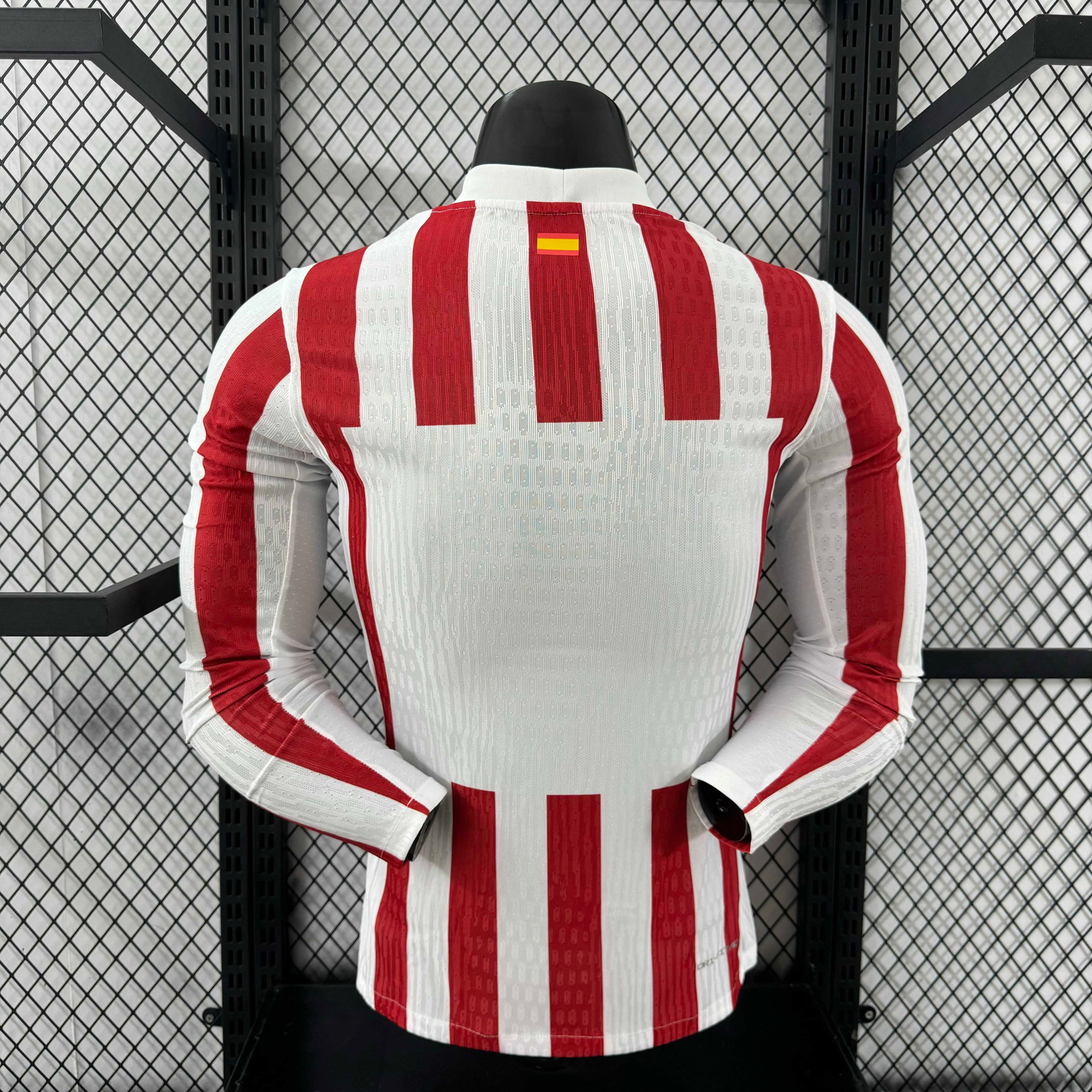 2025/2026 Player Version Atletico Madrid Home Long Sleeve