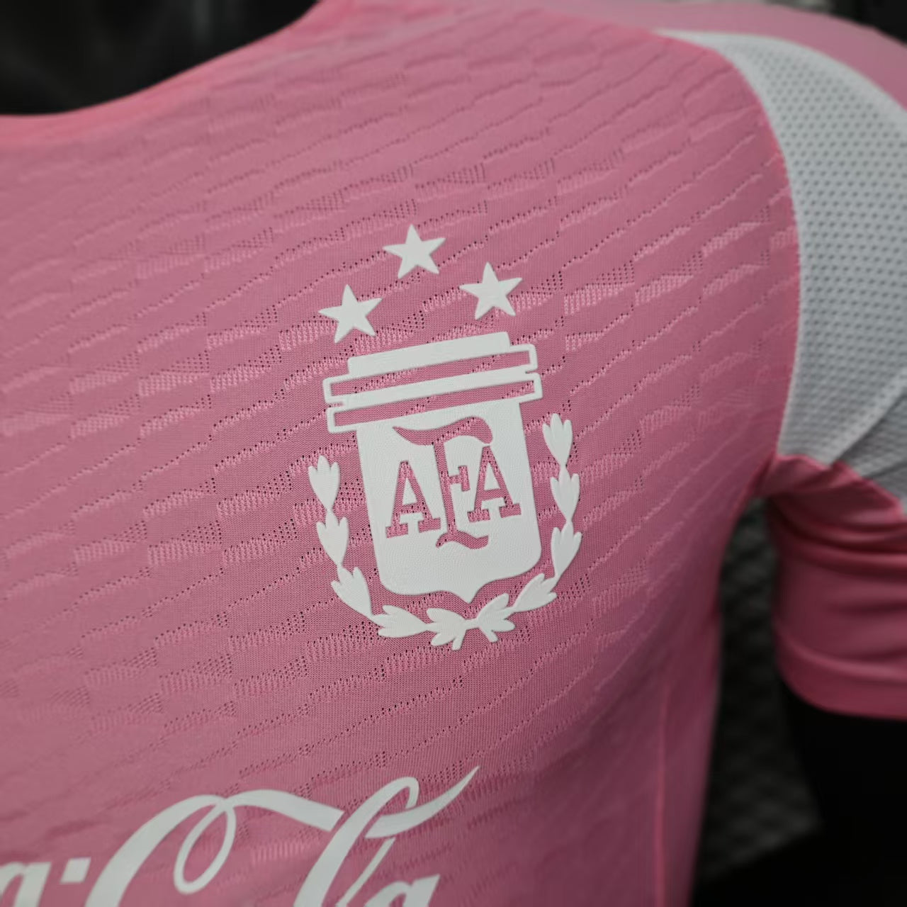 2025/2026 Player Version Argentina Training Clothes Pink Jersey