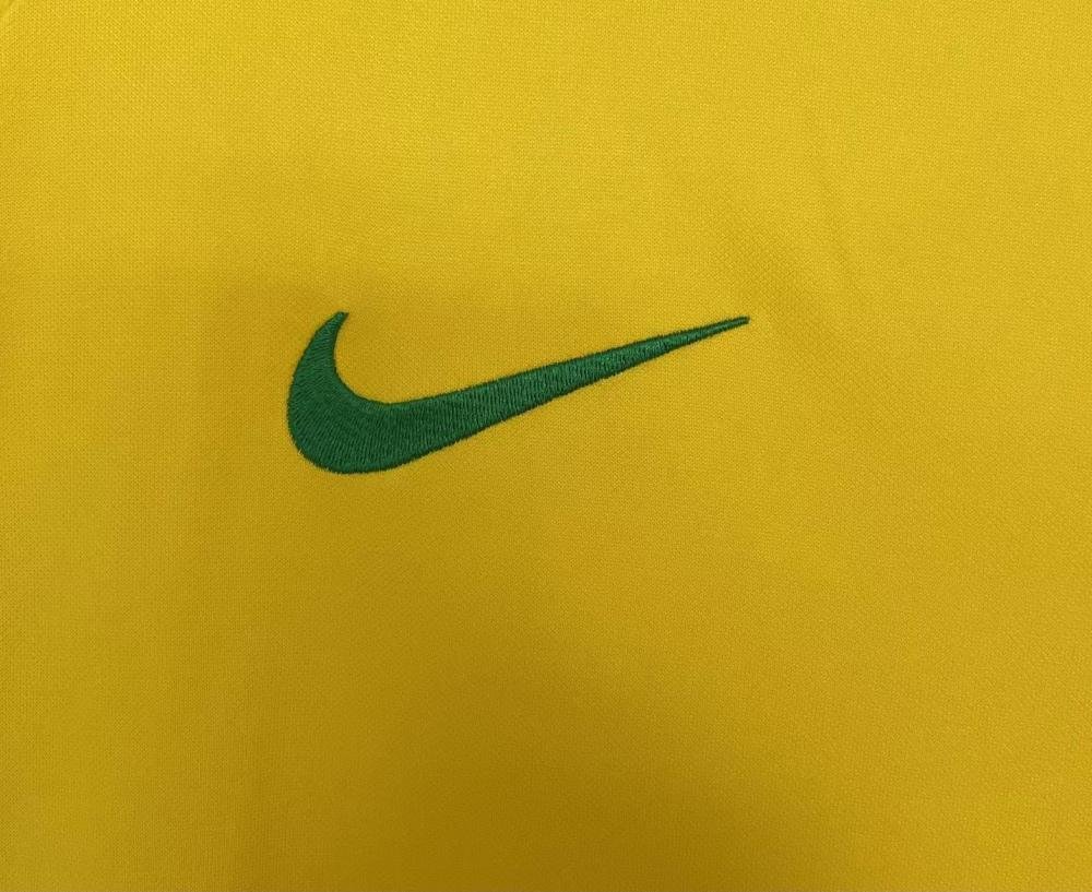 2002 Retro Long Sleeve Brazil Home