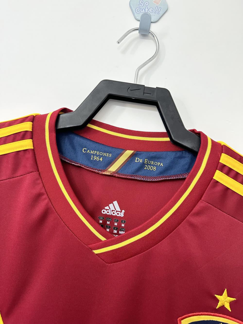 2012 Retro Spain Home Soccer Shirt
