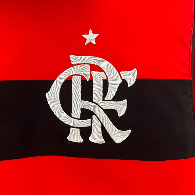 2024-2025 Flamengo CasuaI Reversible Windbreaker(white-red)