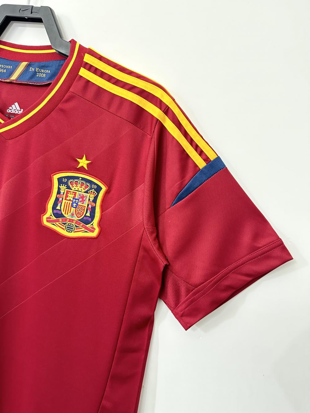 2012 Retro Spain Home Soccer Shirt
