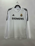 2005/2006 Retro Long Sleeve Real Madrid Home