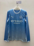 2026/2027 Long Sleeves Manchester City Home Football Jersey 1:1 Thai Quality topjersey