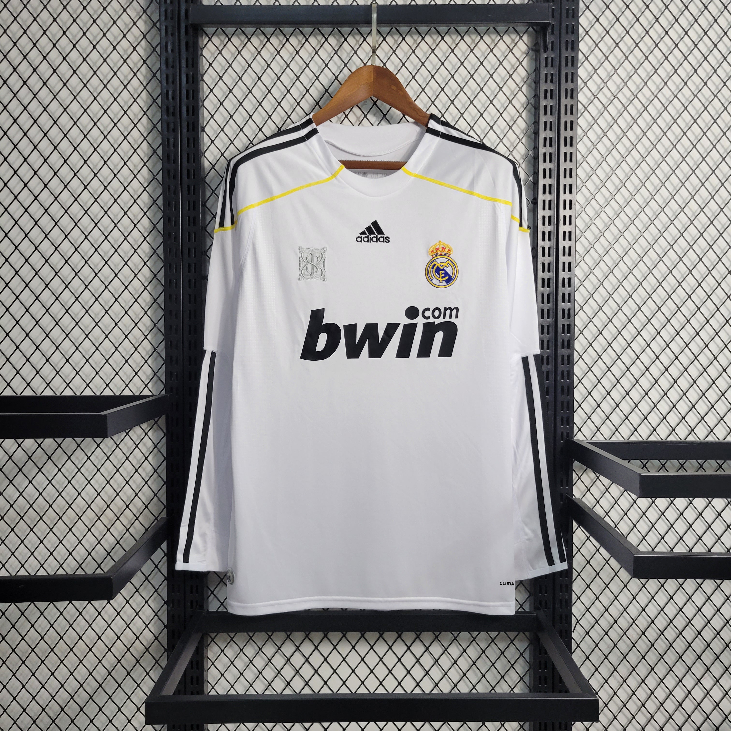 2009/2010 Retro Long Sleeve Real Madrid Home