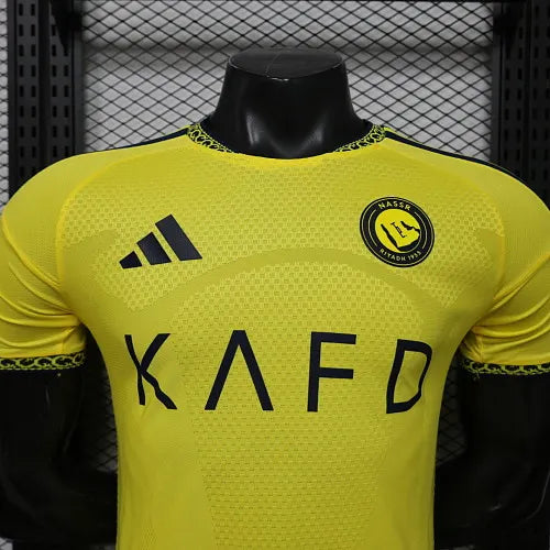 2026/2027 Player Version Al-Nassr Home （Ad-supported version）Football Shirt 1:1 Thai Quality topjersey