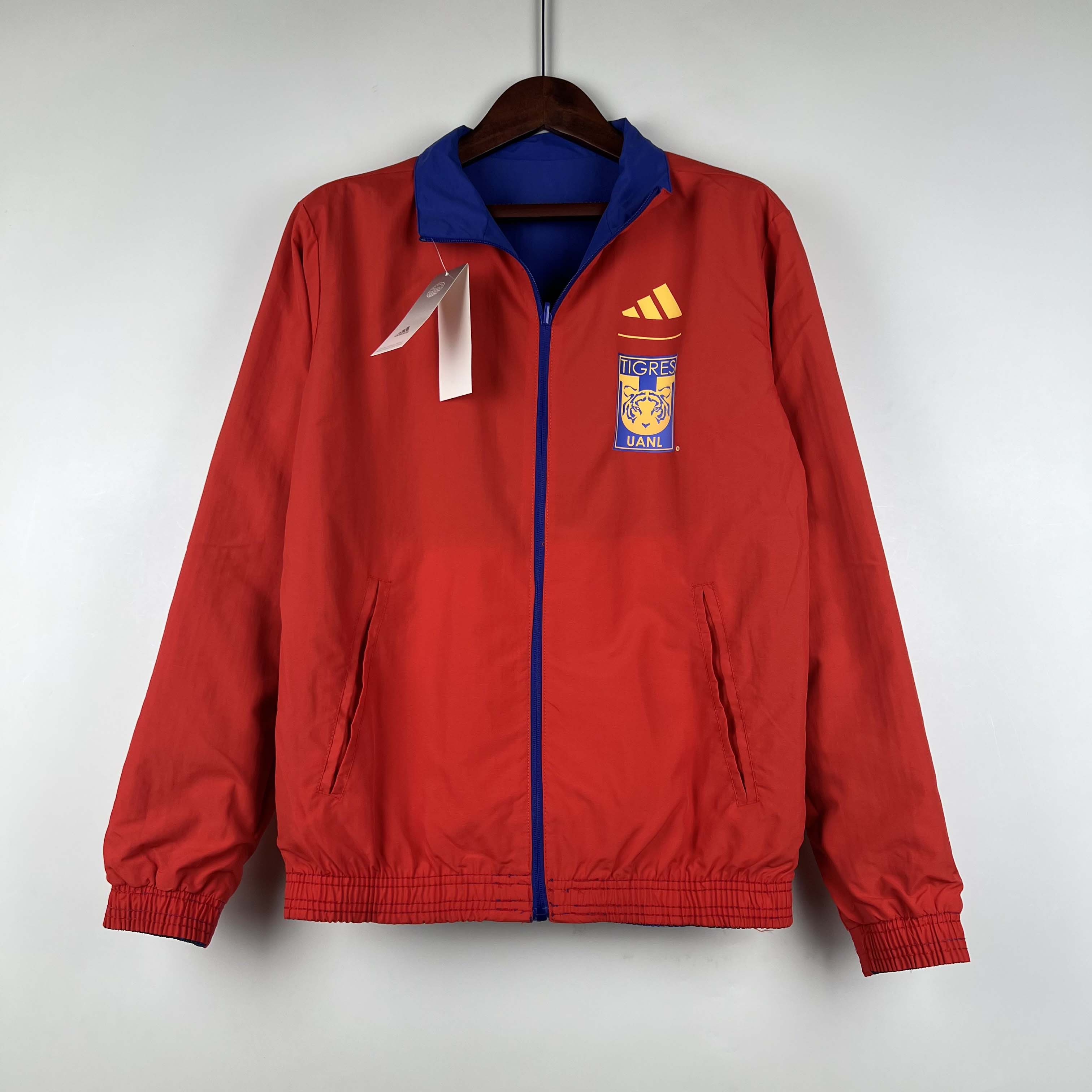 2023/2024 Tigres Reversible Windbreaker(Blue-red)