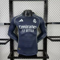 2025/2026 Player Version Real Madrid Away Long Sleeve Jersey