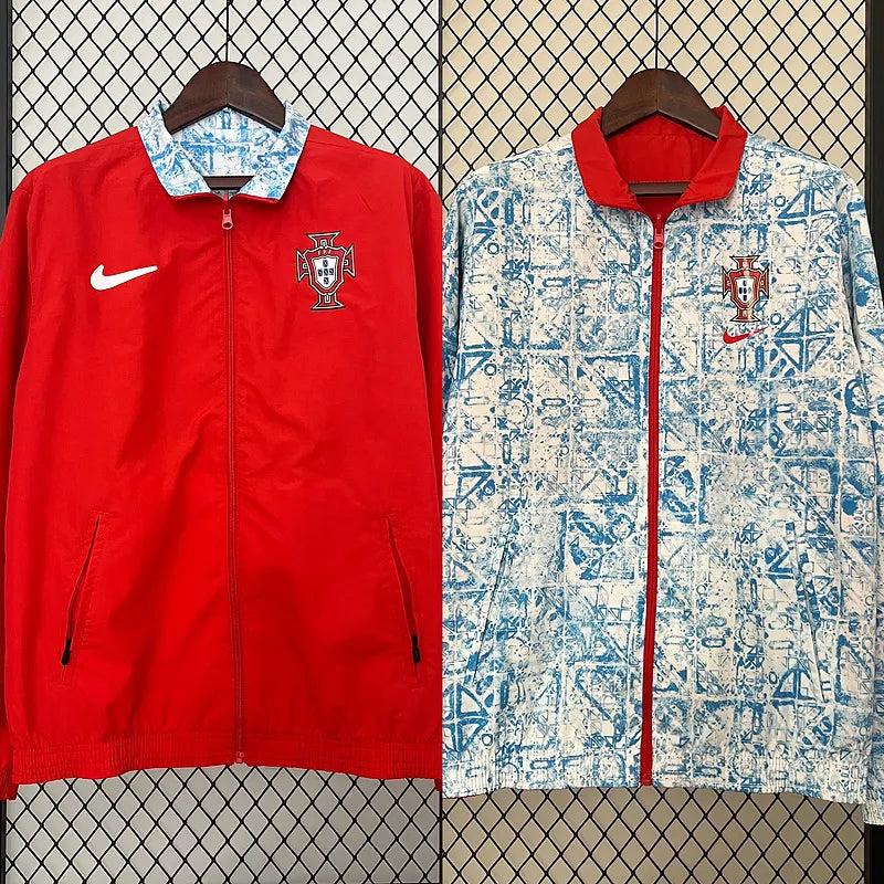 2024 Portugal Reversible Windbreaker (red-white)