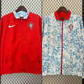 2024 Portugal Reversible Windbreaker (red-white)