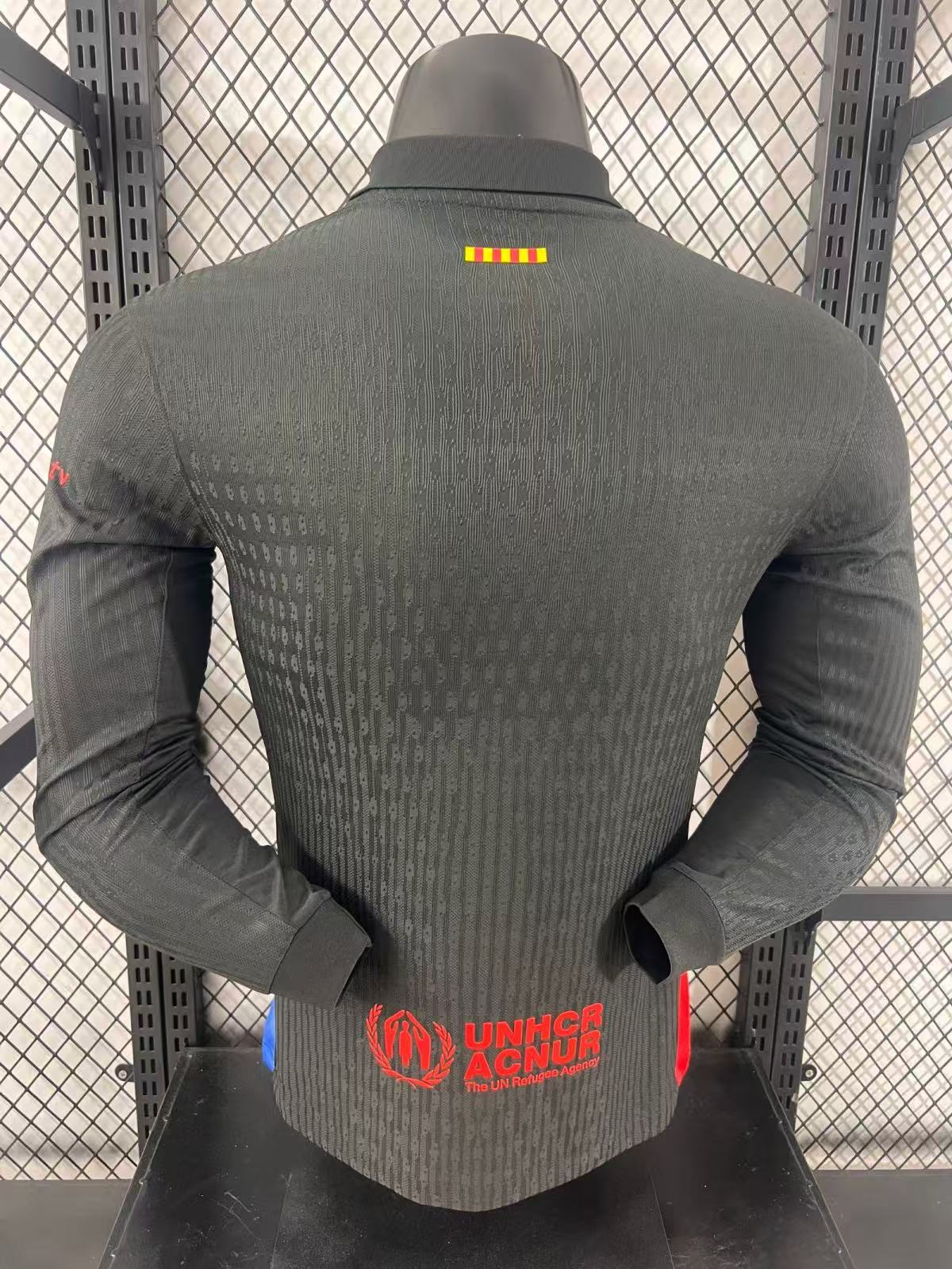2024/2025 Long Sleeve Player Version Barcelona x Travis Scott Collab Away