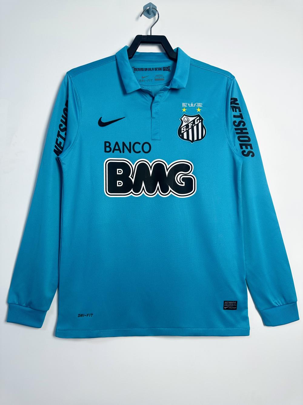 2012-2013 Retro Long Sleeve Santos Third Away