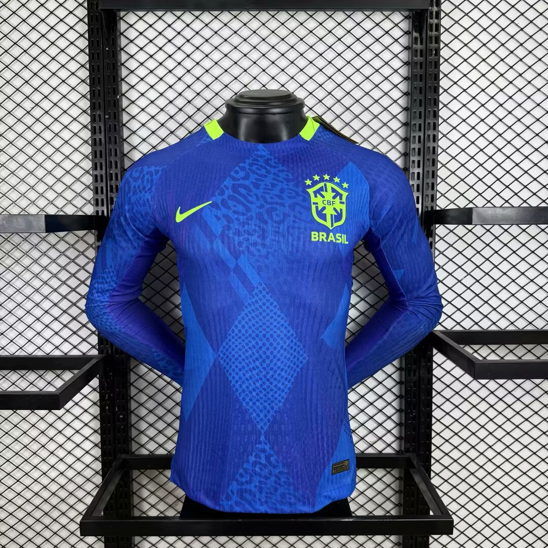 2025/2026 Long sleeves Player Version Brazil Away