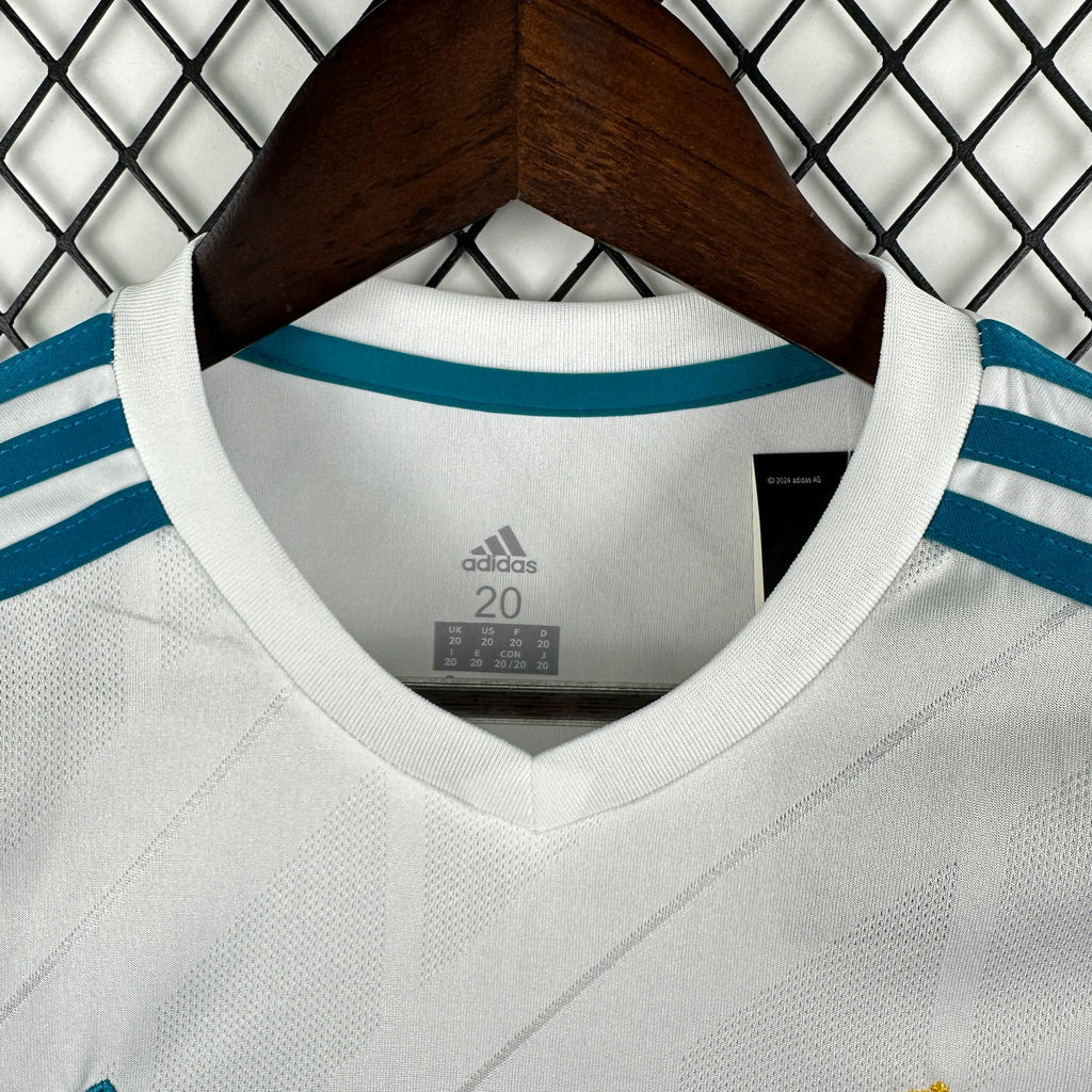 2017/2018 Retro Long Sleeve Real Madrid Home