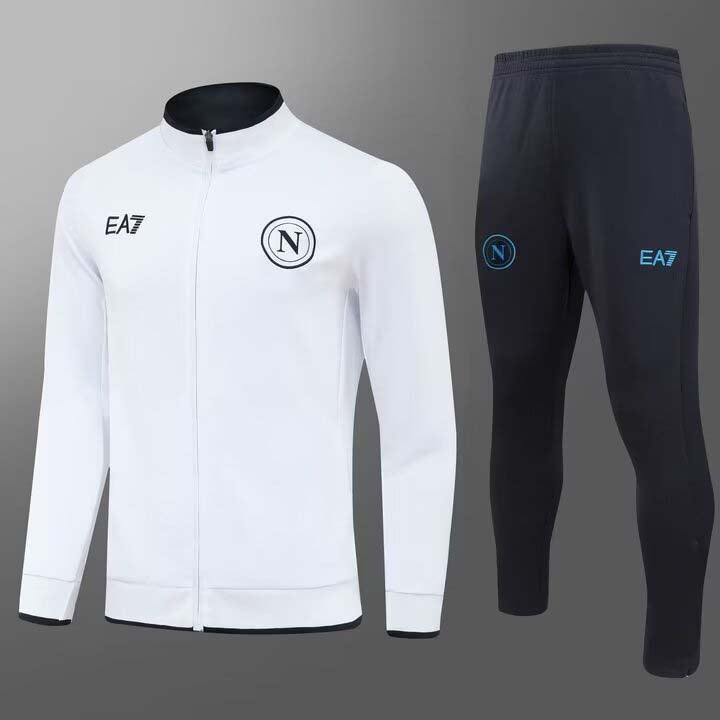 2024 Napoli  Long Zipped Jacket white