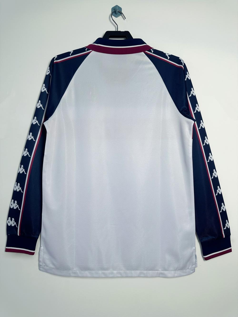 1997-1998 Retro Long Sleeve Manchester City Away