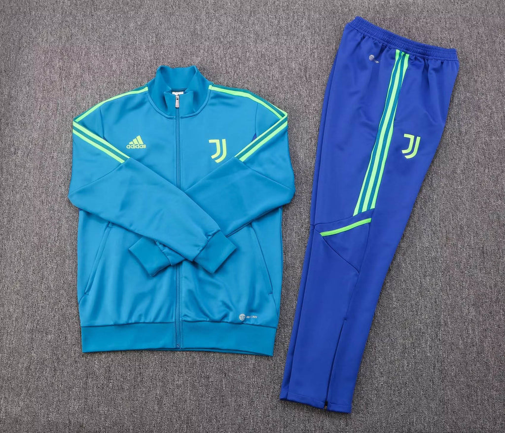 2022/2023 Juventus Long Zipped Jacket Blue