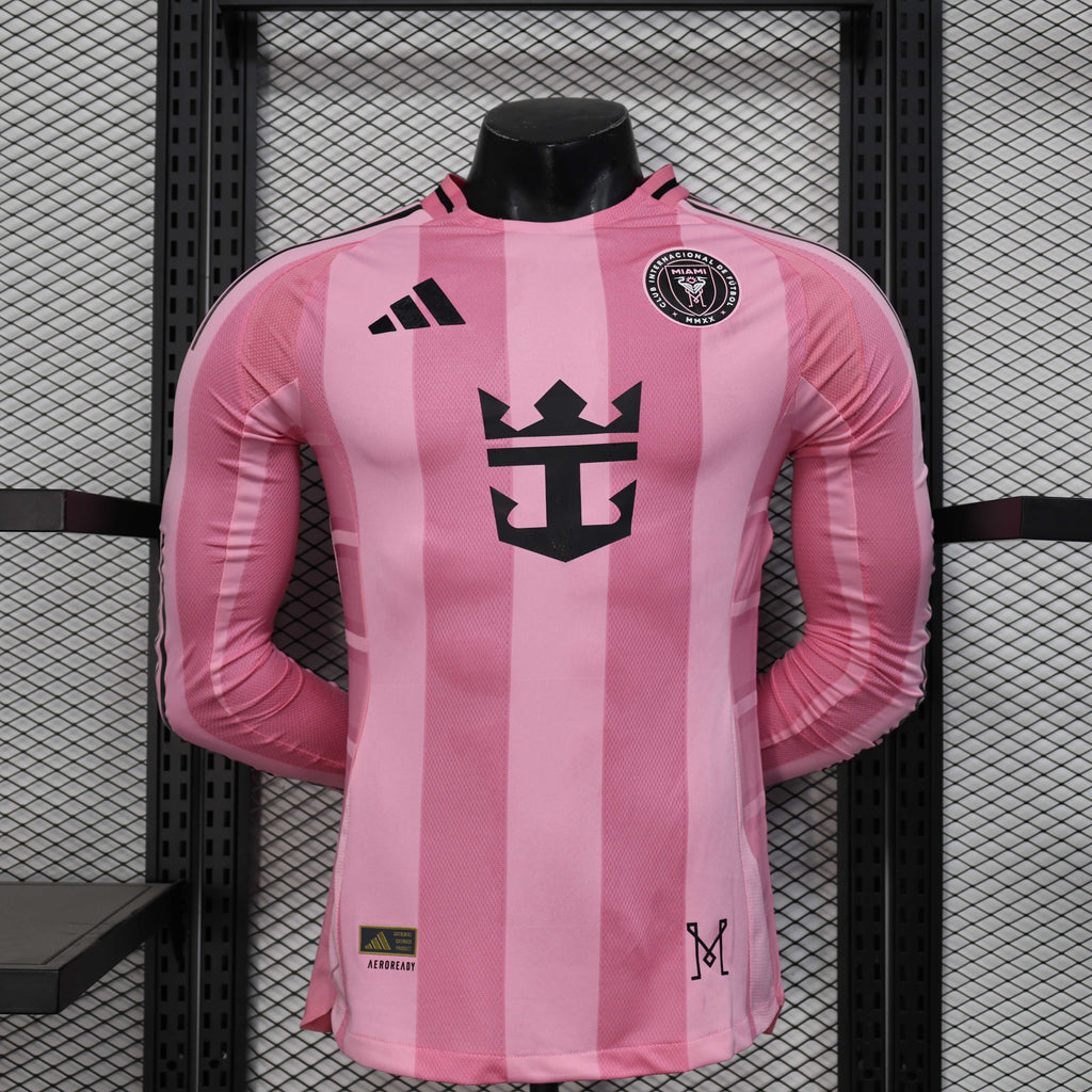 2025/2026 Long Sleeve Inter Miami Home Player Version