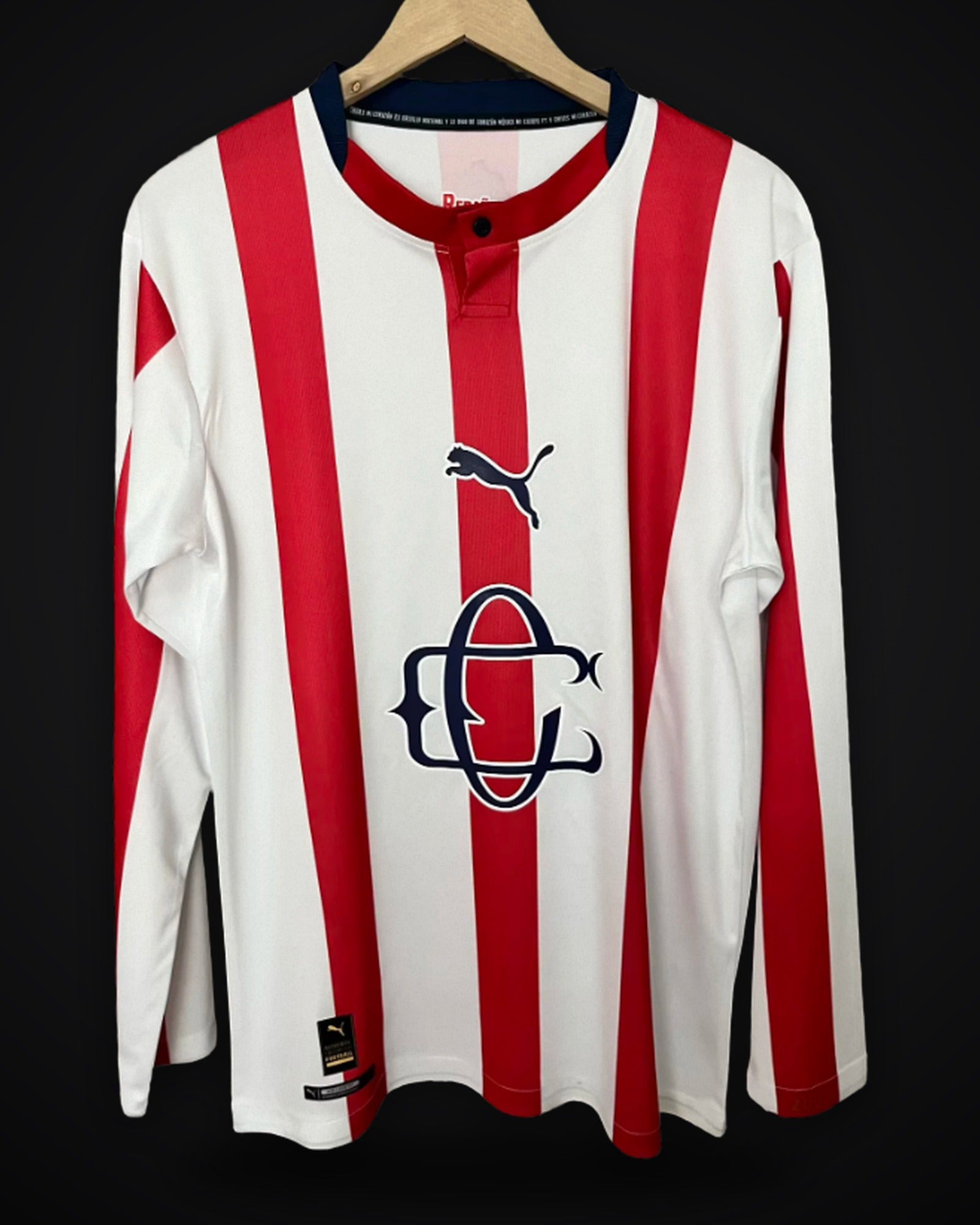 2026/2027 Long Sleeve Chivas 120th Anniversary Edition Red & White Football Jersey 1:1 Thai Quality topjersey