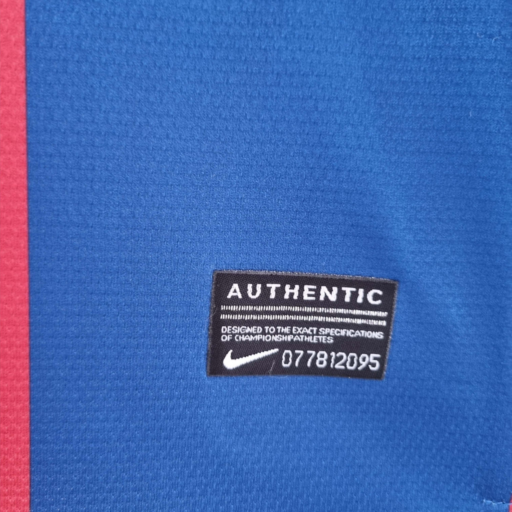 2010/2011 Retro Long Sleeve Barcelona Home