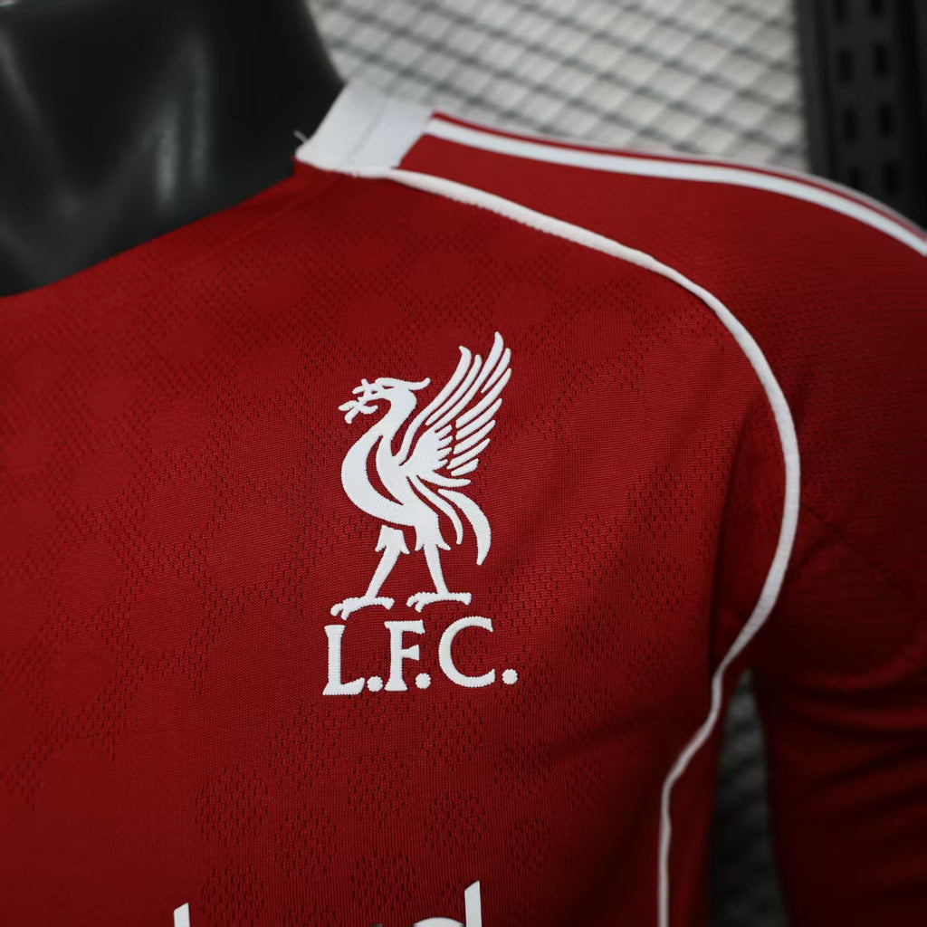 2025/2026 Long Sleeve Liverpool Home Player Version