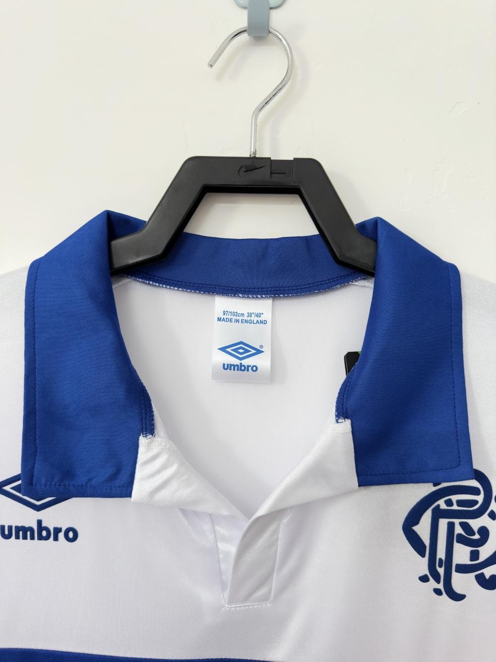 1993/1994 Retro Rangers Away White