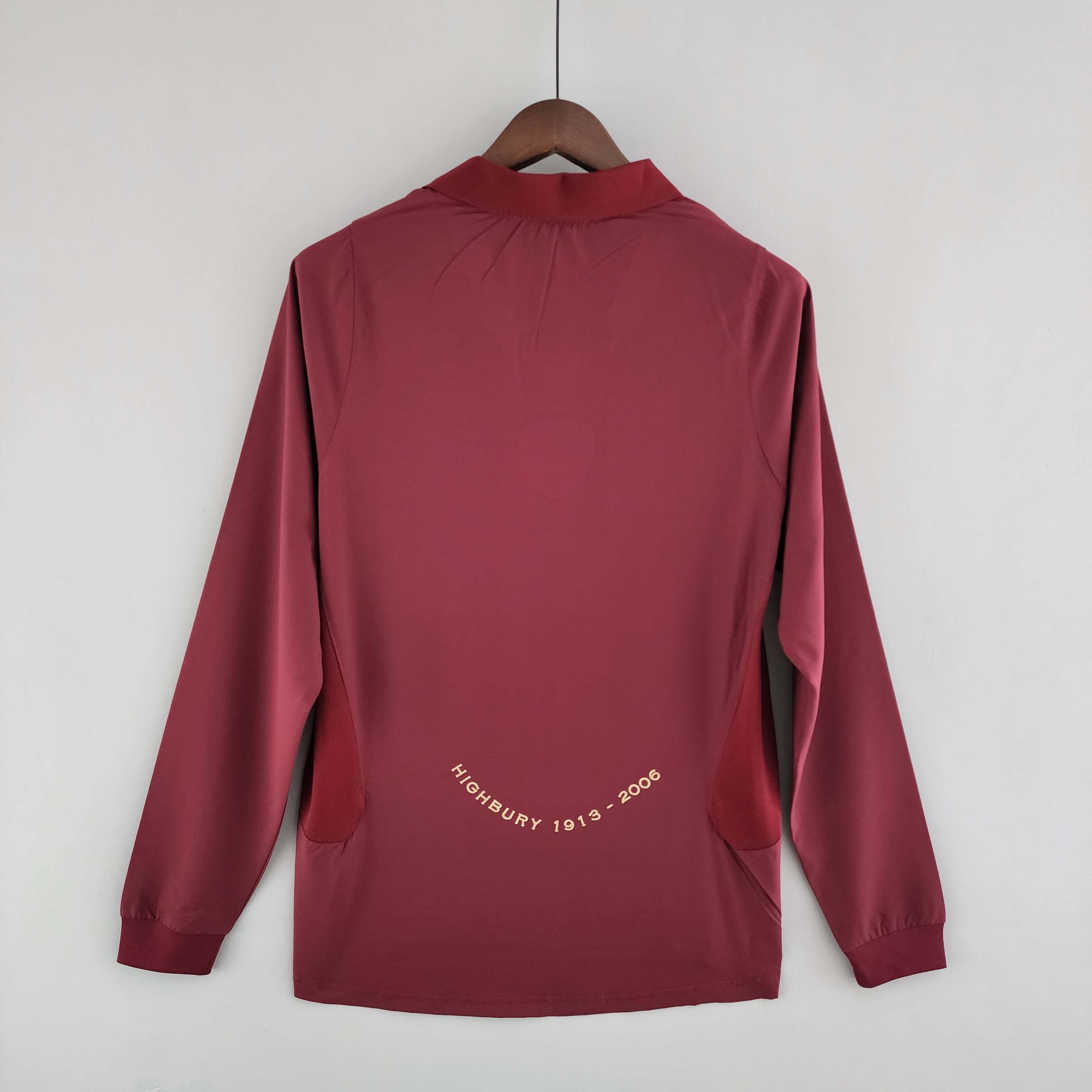2005/2006 Retro Long Sleeve Arsenal Home