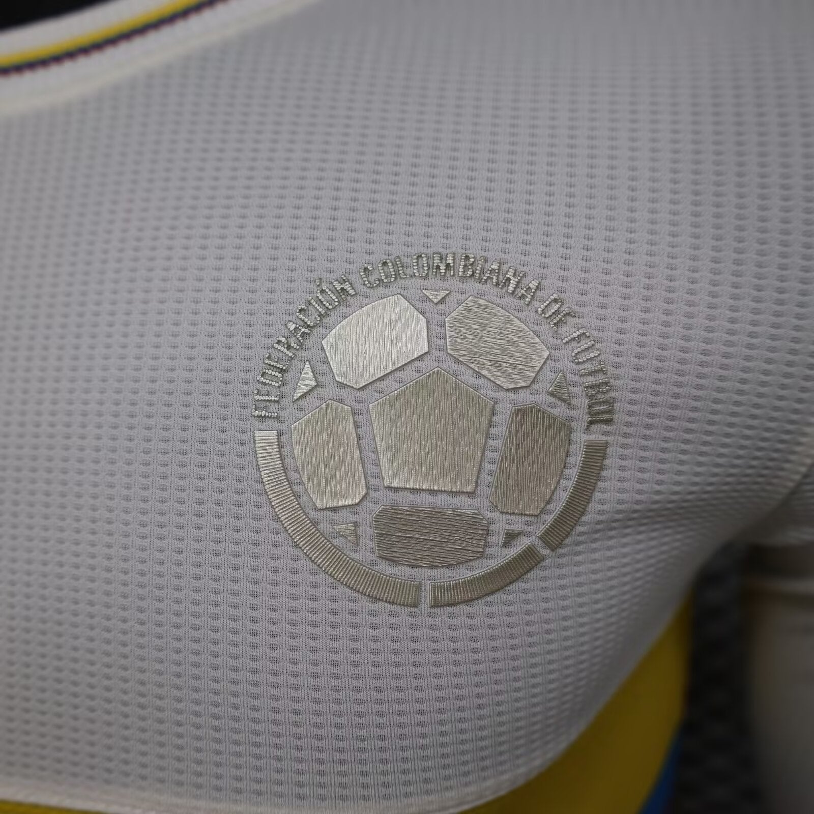 2024 Long Sleeve Player Version Colombia 100th White