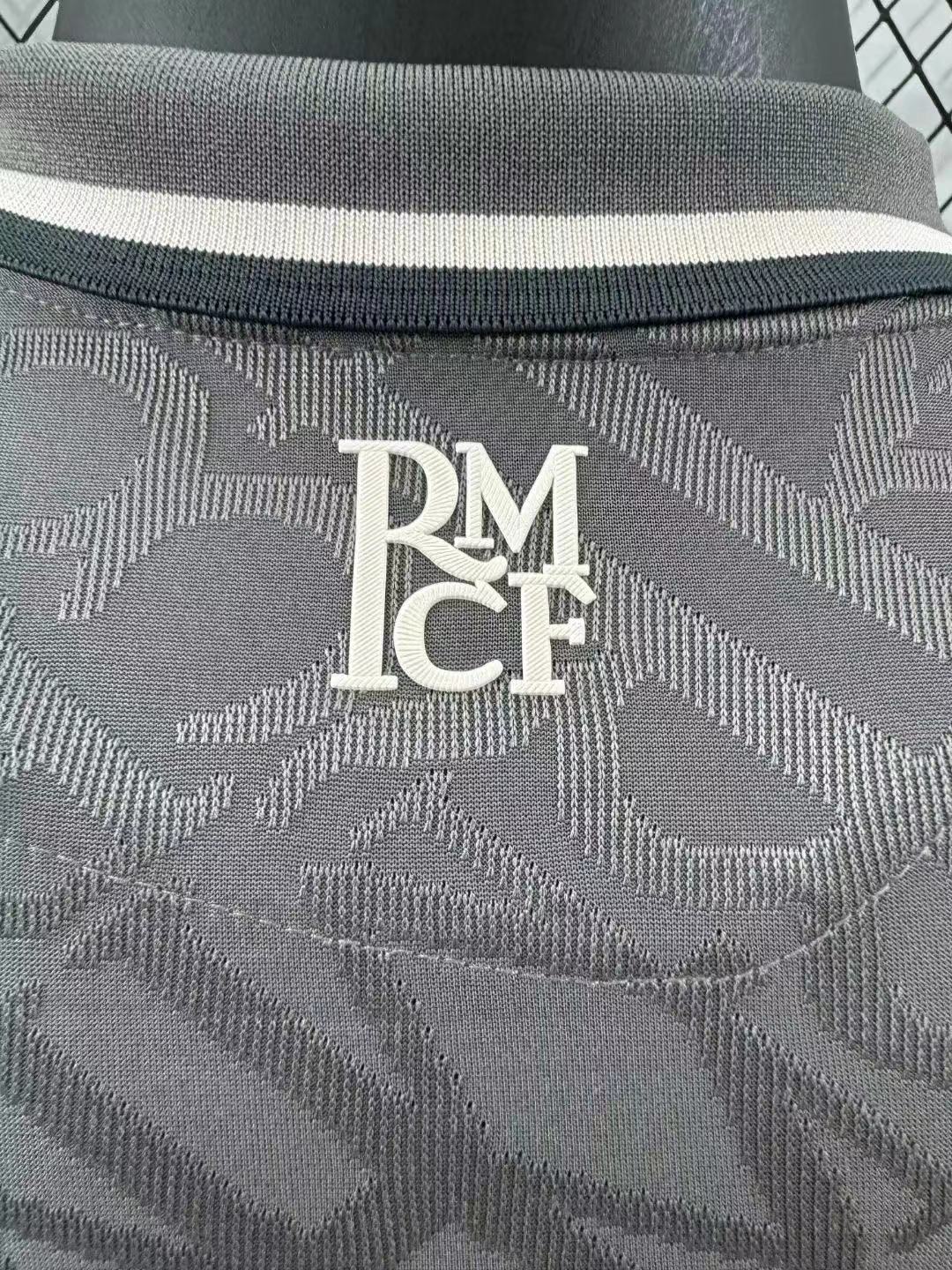 2024/2025 Player Version Real Madrid Third Away Long Sleeve Jersey