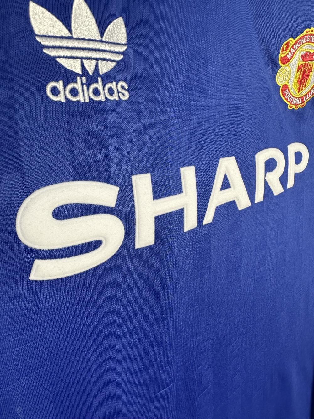 1988-1990 Retro Long Sleeve Manchester United Third Away