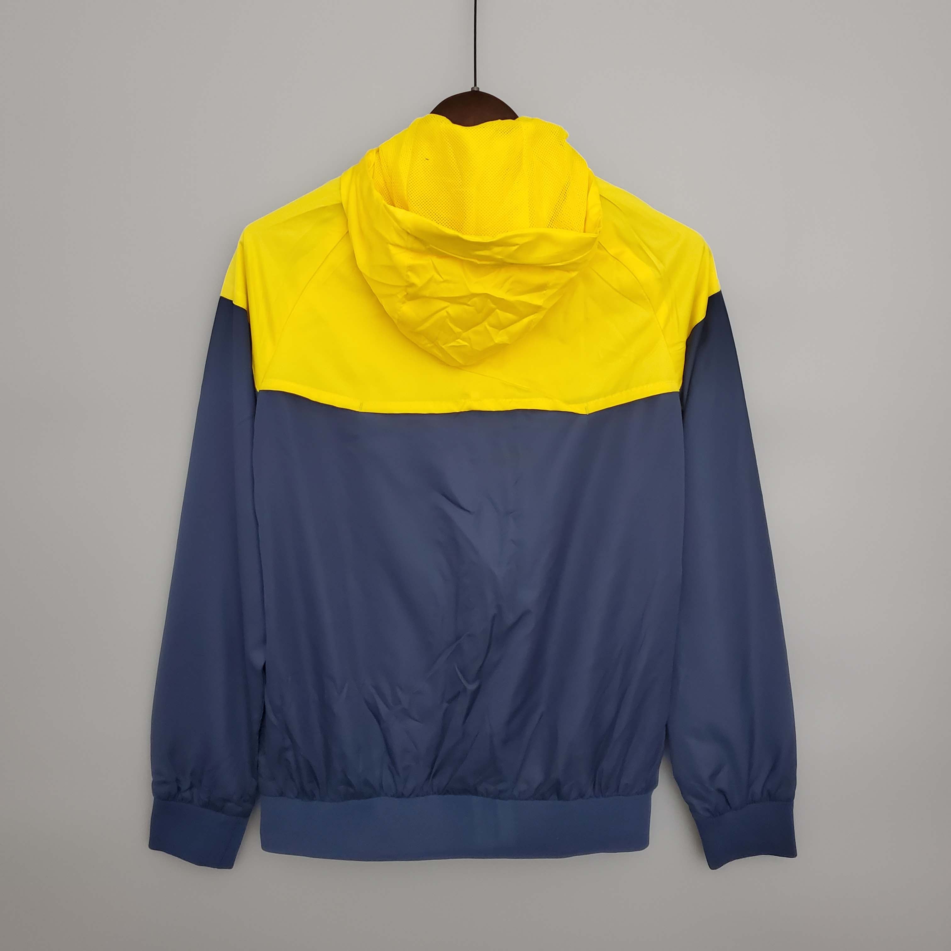 2023/2024 Al-Nassr Windbreaker Navy blue and yellow