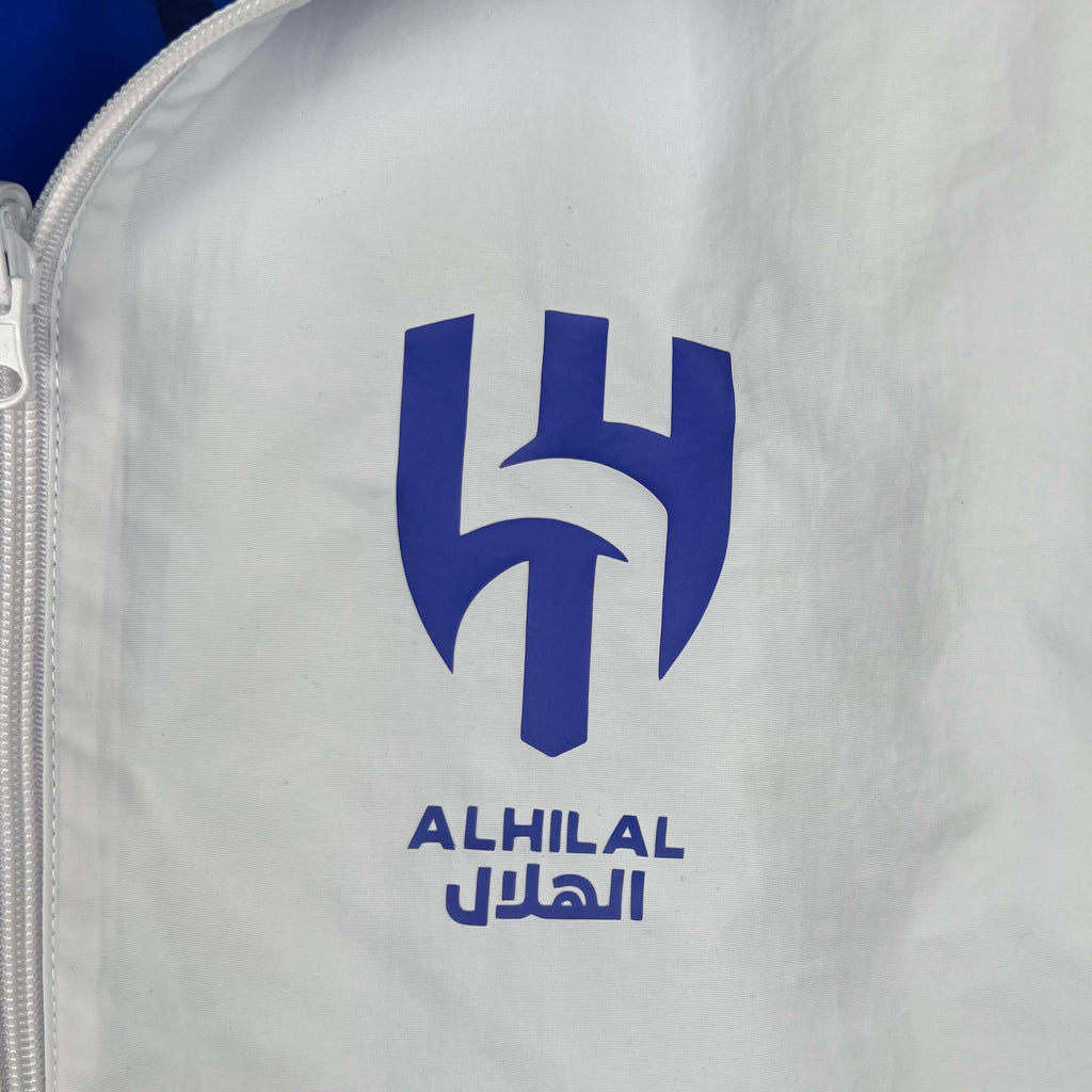 2023/2024 Al-Nassr Reversible Windbreaker(White-Blue)