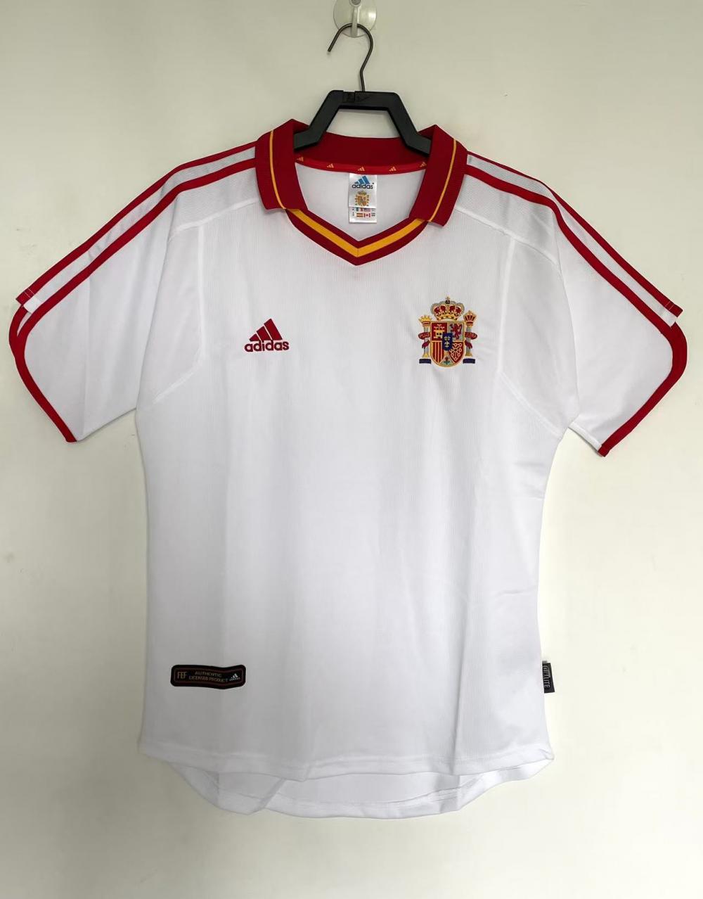 2000 Retro Spain Away Soccer Shirt
