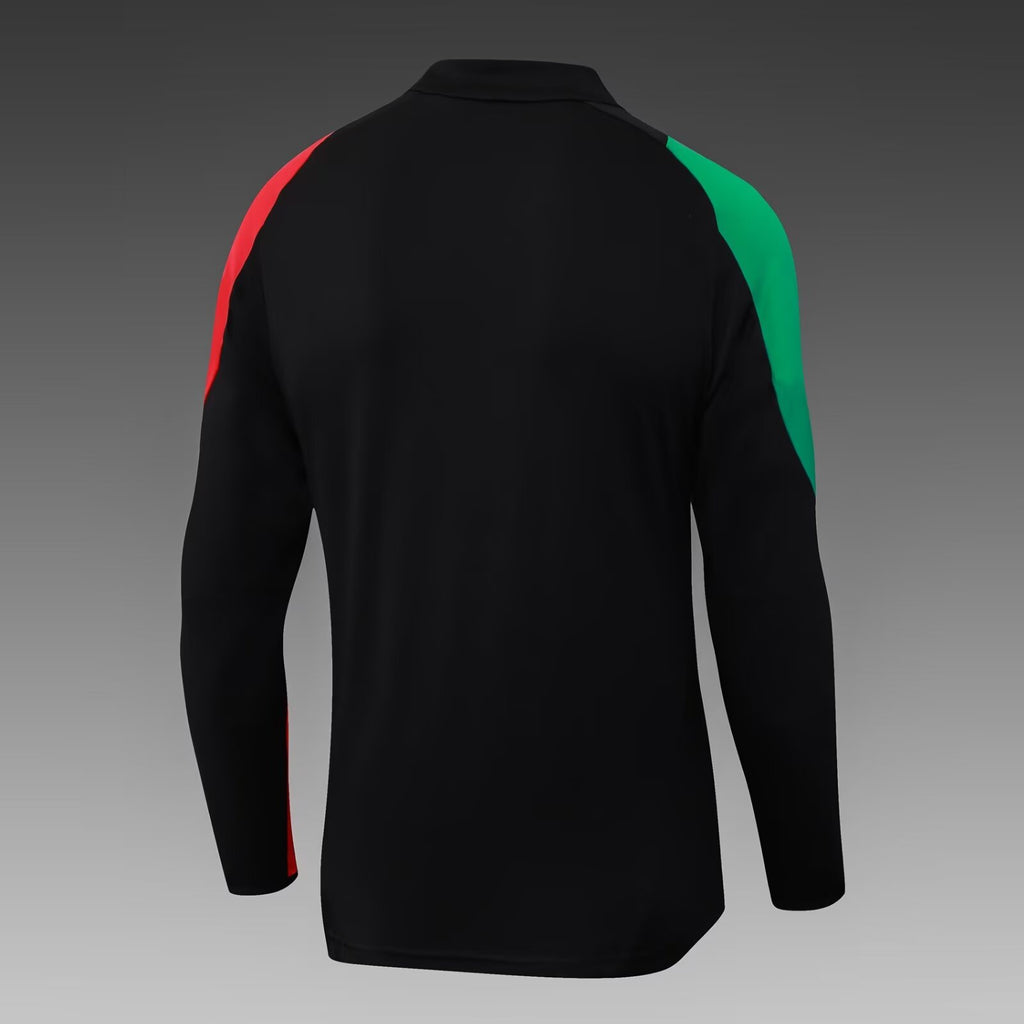 2024/2025 Arsenal Half-Pull Training Suit Black